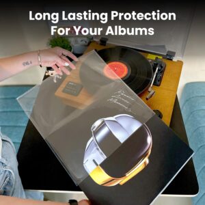 Funda vinilo transparente